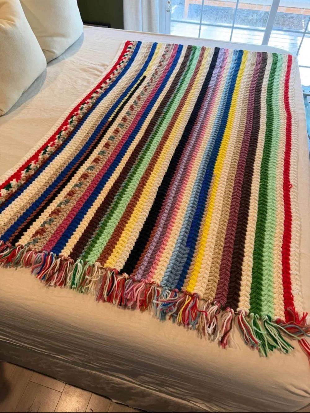Vintage Crocheted Afghan